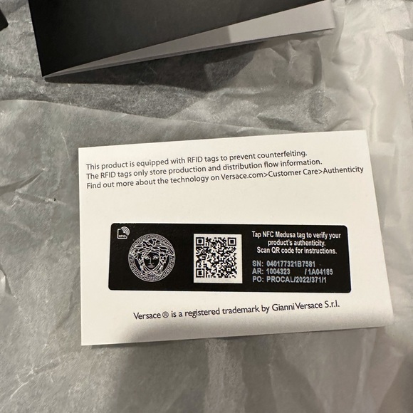 VERSACE MULE T.100 Raso + Strass Size 8.5 EUC like new - Picture 6 of 6